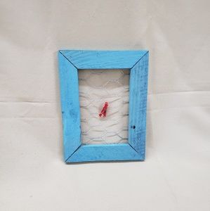 Small blue picture frames